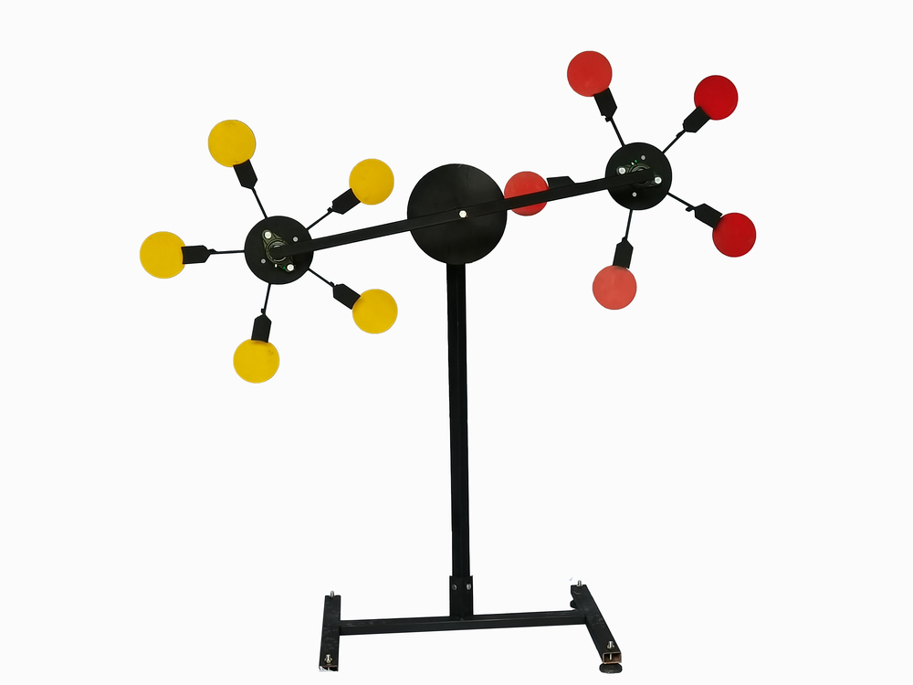 双向自转风车靶