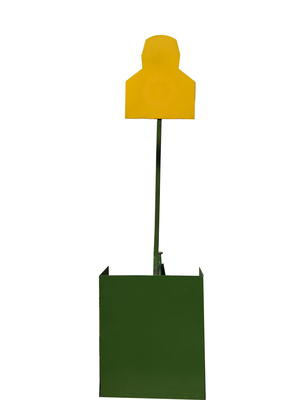 实弹射击胸怀起倒靶